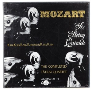 Mozart - Tatrai Quartet - Six String Quintets. Box 3LP
