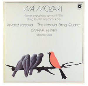 Mozart - Varsovia String Quartet, Hillyer - Kwintet Smyczkowy G-mol