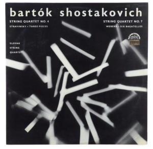 Bartok, Shostakovich, Stravinsky, Webern - String Quartet Nr 4 / String Quartet Nr 7 / Three Pieces / Six Bagatelle