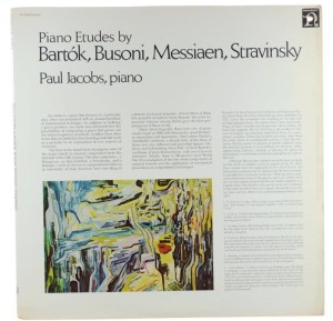 Bartok, Busoni, Messiaen, Stravinsky - Jacobs - Piano Etudes