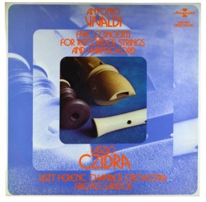 Vivaldi - Czidra, Sandor - Five Concerti For Recorder, Strings And Harpsichord
