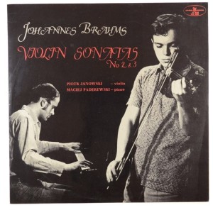 Brahms - Janowski, Paderewski - Violin Sonatas Nr 2 & 3  (płyta wzorcowa)