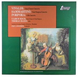 Vivaldi, Sammartini, Porpora – Viole D'Amore Concerto / Viola Pomposa Concerto / Cello Concerto