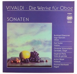 Vivaldi - Glaetzner, Goritzki, Suske, Schornsheim, Pank, Beyer, Reinhardt – Die Werke Fur Oboe - Sonaten