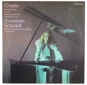 Chopin - Schmidt, Masur – Klavierkonzert F-moll / Berceuse Des-dur / Fantaisie F-moll