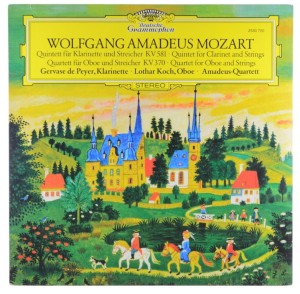Mozart - De Peyer, Koch, Amadeus-Quartett – Quintett Fur Klarinette Und Streicher / Quartett Fur Oboe Und Streicher . 180g