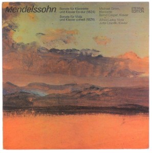 Mendelssohn - Simm, Casper, Lipka, Czapski - Sonatas For Clarinet And Viola With Piano