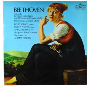 Beethoven - Kovacs, Perenyi, Szegedi, Korody - Concerto For Violin, Cello, Piano And Orchestra, Prometheus...