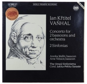 Vanhal - Wallin, Nilsson, Saraste - Concerto For 2 Bassoons And Orchestra / 2 Sinfonias