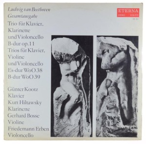 Beethoven - Kootz, Hiltawsky, Bosse, Erben - Trios Für Klavier, Klarinette, Violine, Violoncello