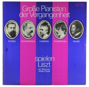 Liszt - Pugno, Scharwenka, Carreno, Paderewski, Pauer - Pugno, Scharwenka, Carreño, Paderewski, Pauer - Grosse Pianisten