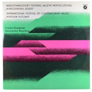 Warszawska Jesień - Warsaw Autumn 1985 (2) - Stachowski, Meyer, Bloch, Ptaszyńska