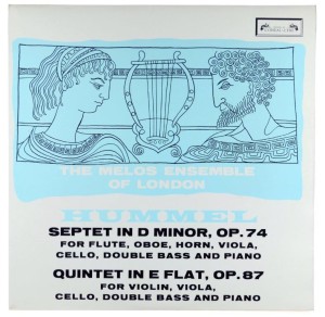 Hummel - The Melos Ensemble Of London - Septet / Quintet