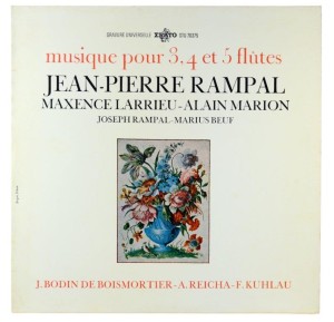 Bodin De Boismortier, Reicha, Kuhlau - Rampal - Musique Pour 3, 4 Et 5 Flutes
